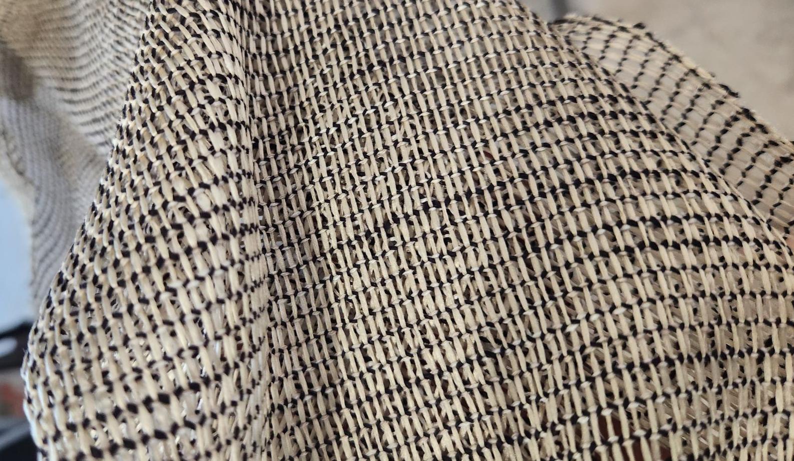Intricate woven textured fabric – ideal for luxury upholstery, curtains, or wall decor in high-end interior design